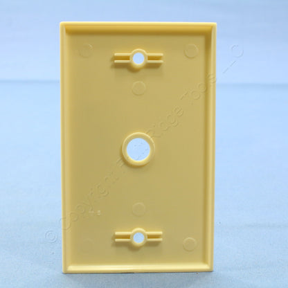 ACE 31457 Ivory 1-Gang Phone .375" Plastic Standard Wallplate Cover Box Mount