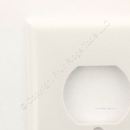 ACE 31597 White 2-Gang Duplex Outlet Plastic Standard Wallplate Receptacle Cover