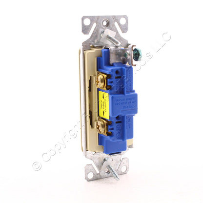 Ace 31612 Ivory Residential 1-Pole Decorator Rocker Light Switches 15A 60-Pack