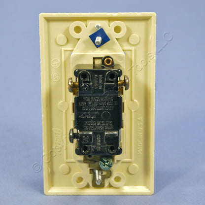 Ace 31613 Ivory Residential 3-Way Decorator Rocker On/Off Wall Light Switch 15A