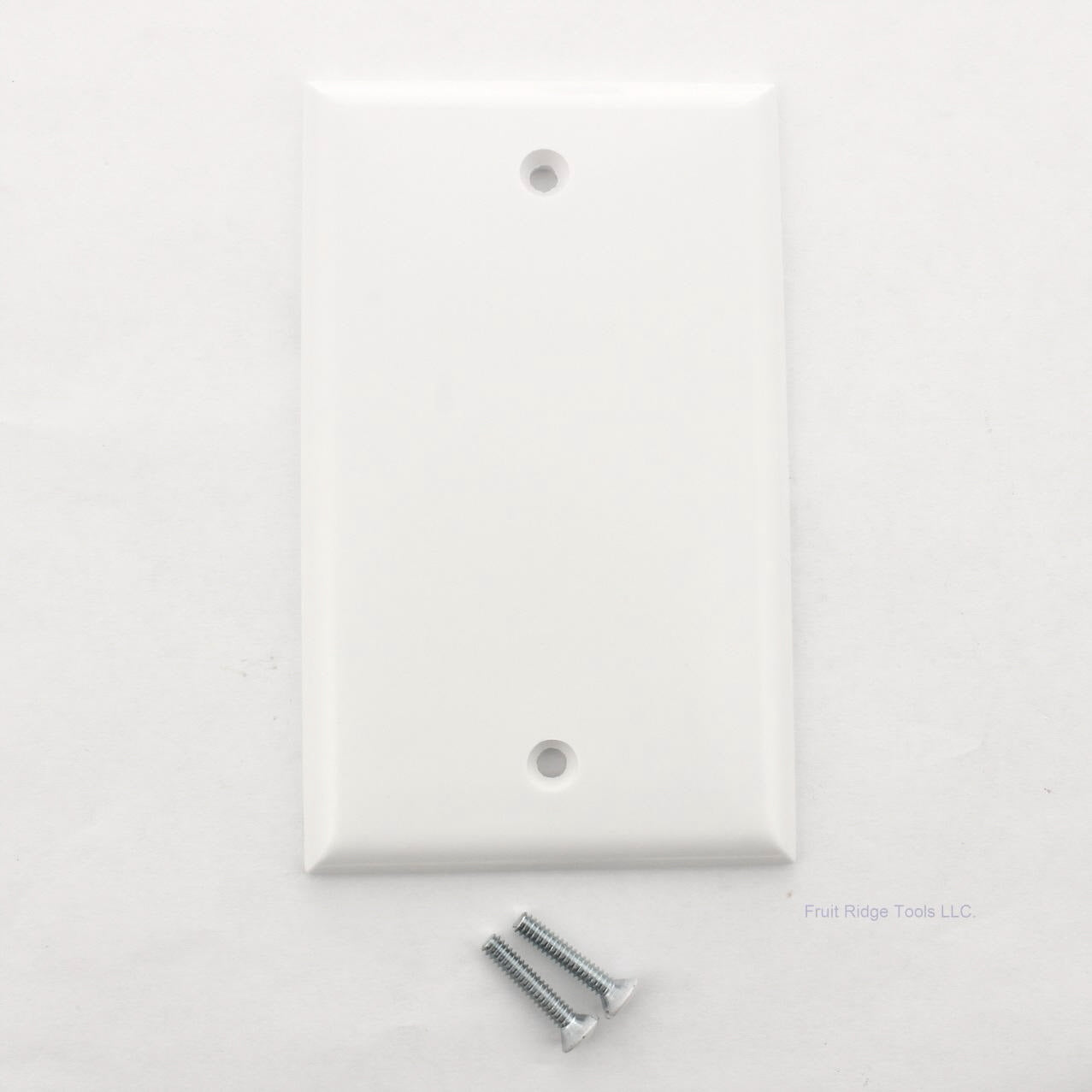 ACE 32472 White 1-Gang Blank Plastic Standard Wallplate Cover Plate Box Mount