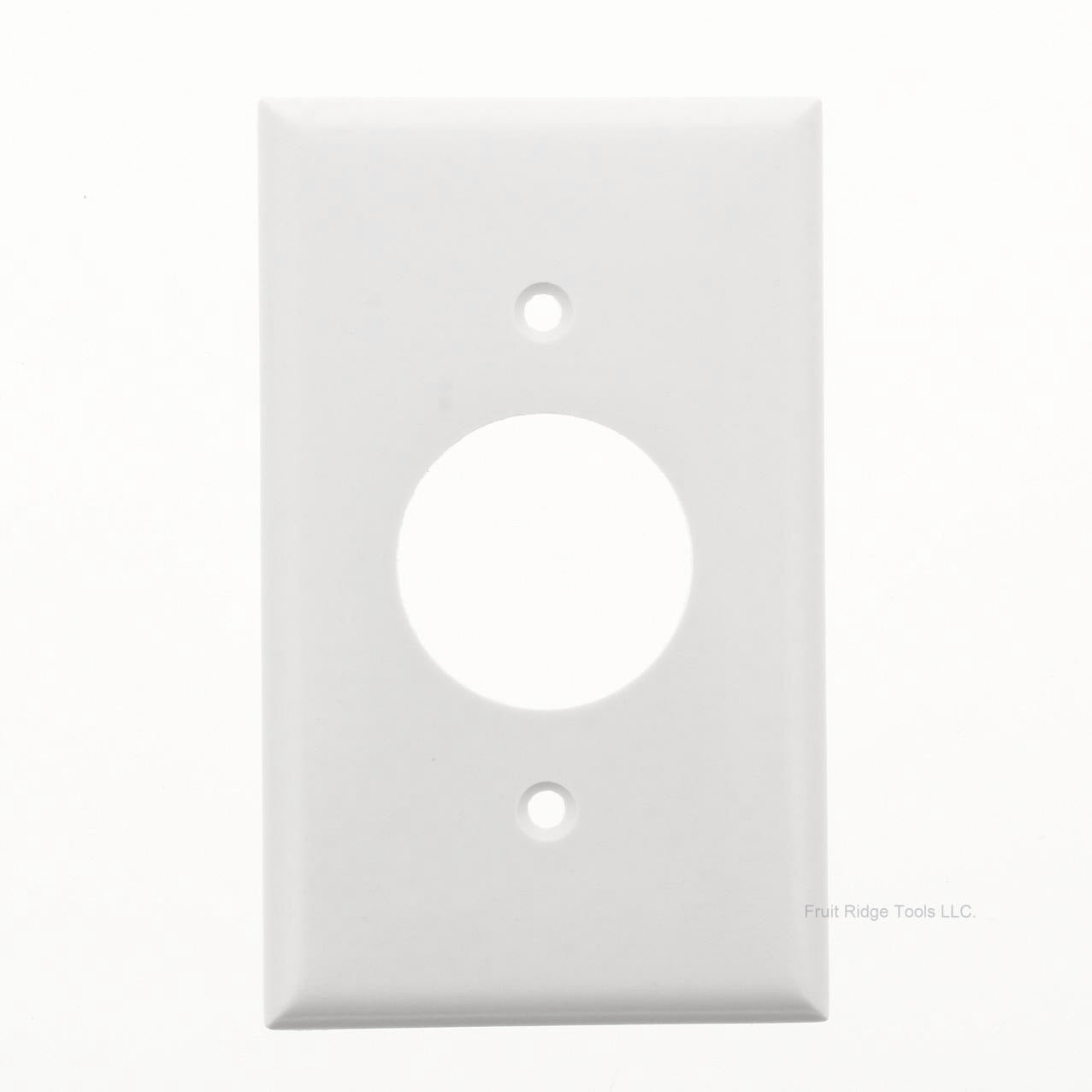 ACE 32476 Outlet Thermoset 1-Gang White 1.406" Receptacle Standard Wallplate