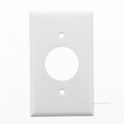 ACE 32476 Outlet Thermoset 1-Gang White 1.406" Receptacle Standard Wallplate