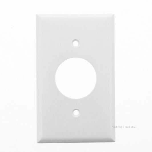 ACE 32476 Outlet Thermoset 1-Gang White 1.406" Receptacle Standard Wallplate