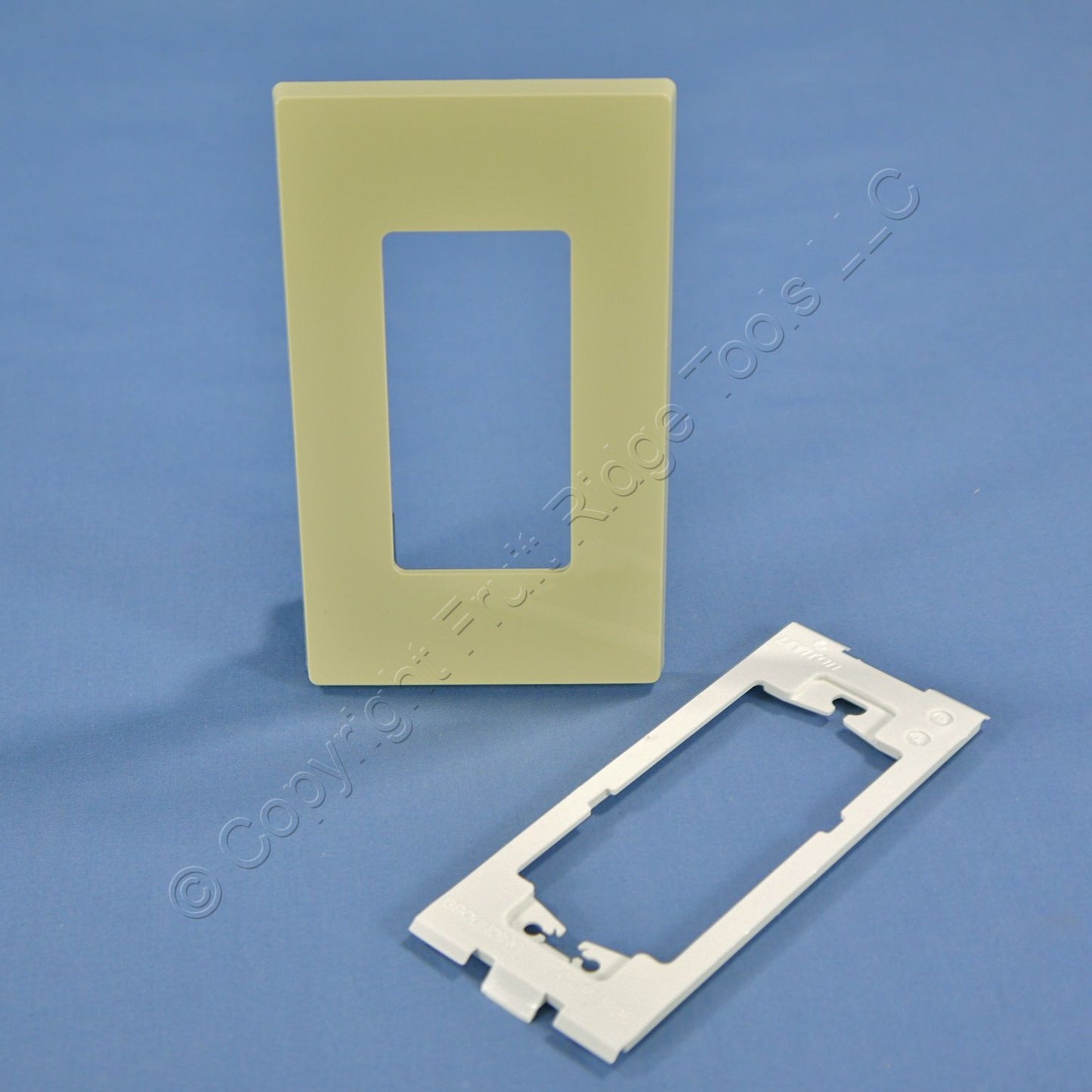 ACE 3267168 Ivory 1-Gang Decorator Unbreakable Nylon Standard Wallplate Cover