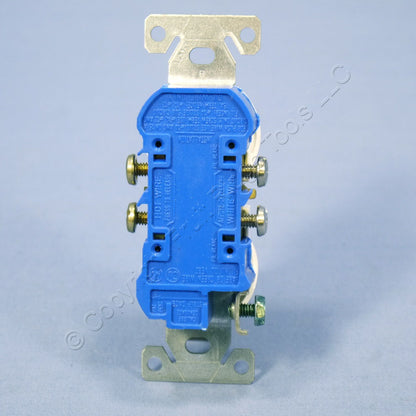 White Residential Duplex Receptacle Outlet Nema 5-15R 15A 125V Grounding 34125