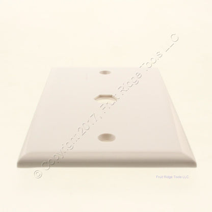 ACE 34627 White 1-Gang Phone .406" Plastic Standard Wallplate Cover Box Mount