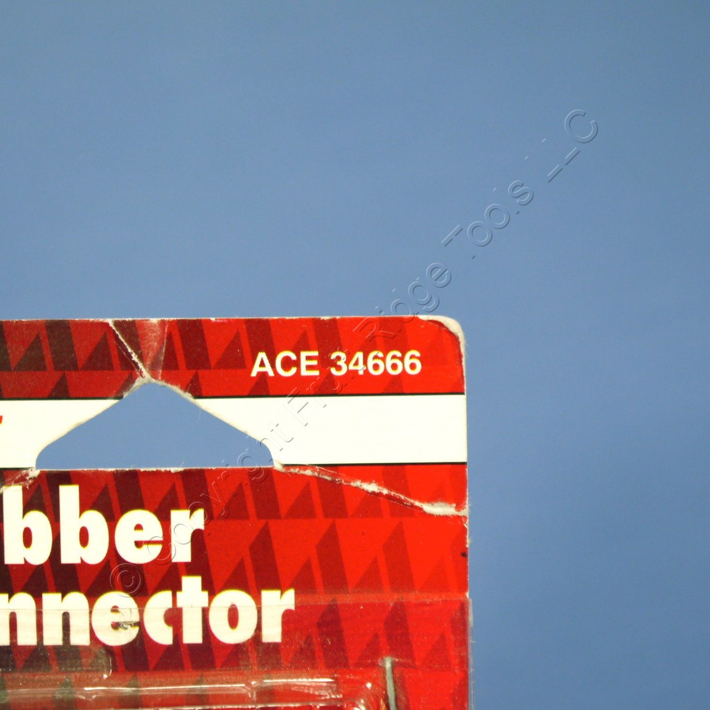 Ace Residential Grade Straight Blade Rubber Connector Nema 1-15R 15A 125V 34666
