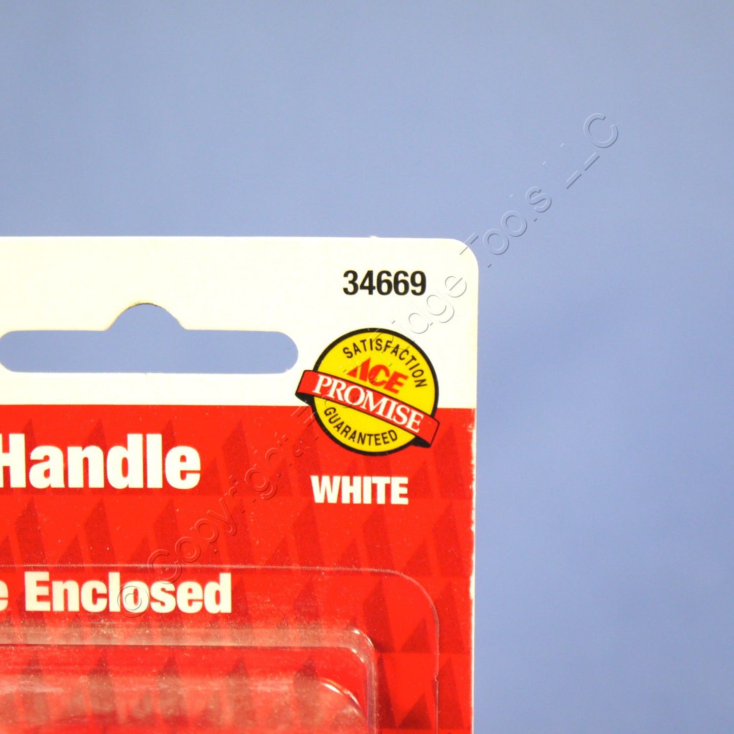 Ace Residential White EZ Grip Flat Handle Plug Nema 1-15P 1-15 15A 125V 34669-W