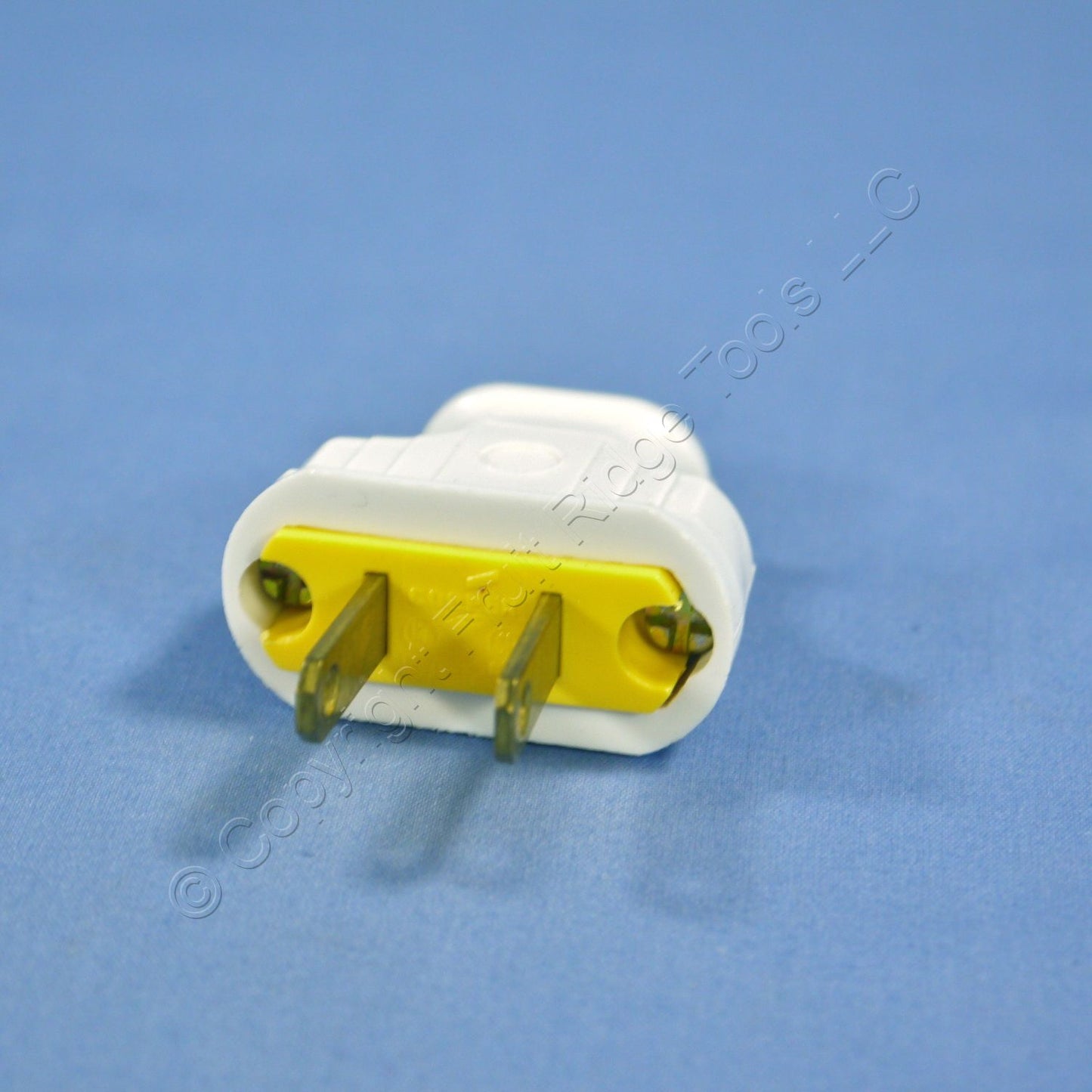Ace Residential White EZ Grip Flat Handle Plug Nema 1-15P 1-15 15A 125V 34669-W