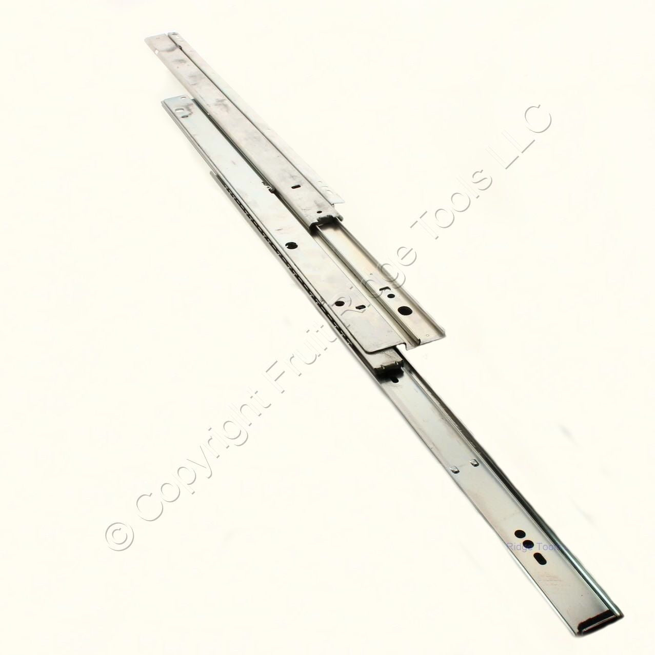 Pair Accuride Zinc Finish 26" Left And Right Full Extension Heavy Duty Slide