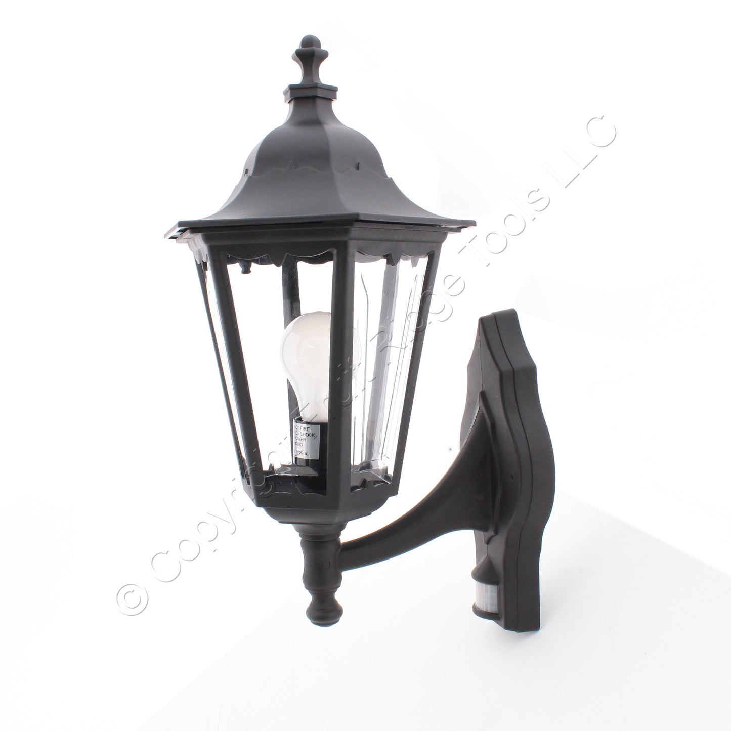 Advanced Lighting Single Black Wall Light S74SCM-BK