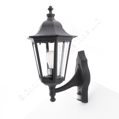 Advanced Lighting Single Black Wall Light S74SCM-BK