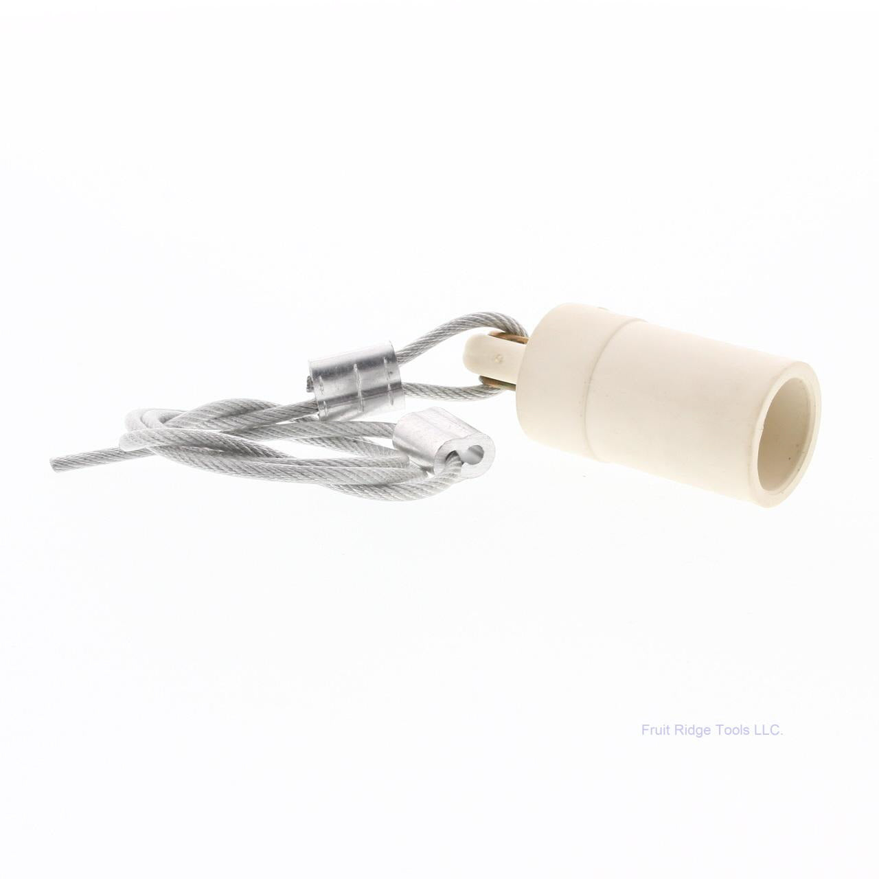 Advanced Devices/Marinco Mini Cam Plug Female White Cap w/ Lanyard CLMFC-B
