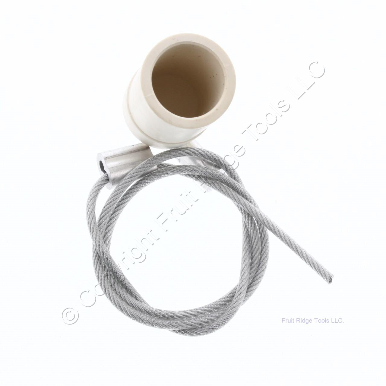 Advanced Devices/Marinco Mini Cam Plug Female White Cap w/ Lanyard CLMFC-B