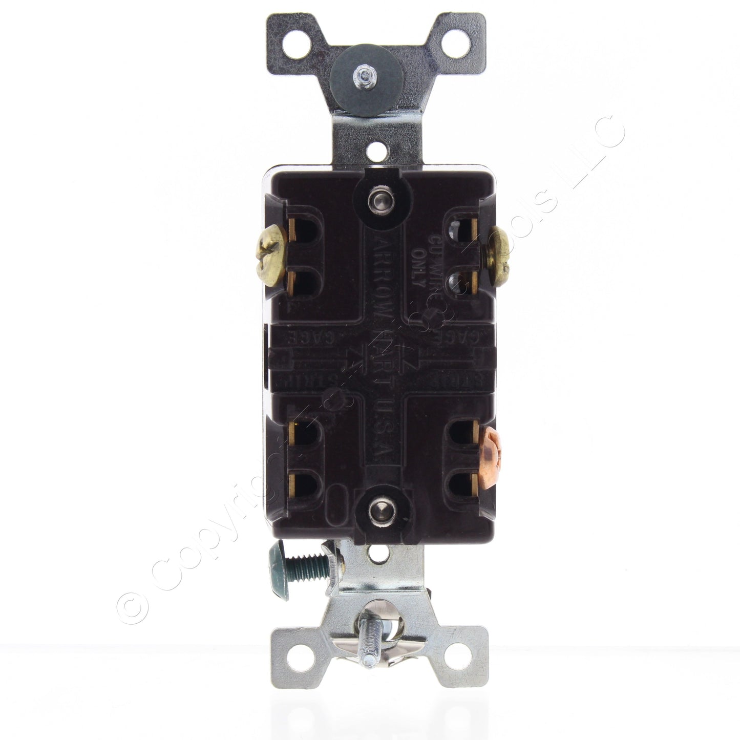 Arrow Hart 1203 Brown Industrial 3-Way Toggle Wall Light Switch 15A 120/277V