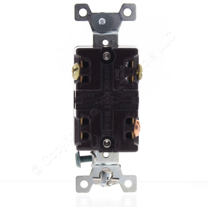 Arrow Hart 1203 Brown Industrial 3-Way Toggle Wall Light Switch 15A 120/277V