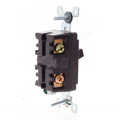 Arrow Hart 1203 Brown Industrial 3-Way Toggle Wall Light Switch 15A 120/277V