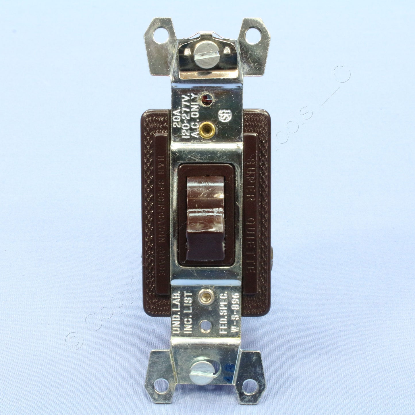 Arrow Hart 1993 Brown Spec Grade 3-Way Toggle Wall Light Switch Control 20A