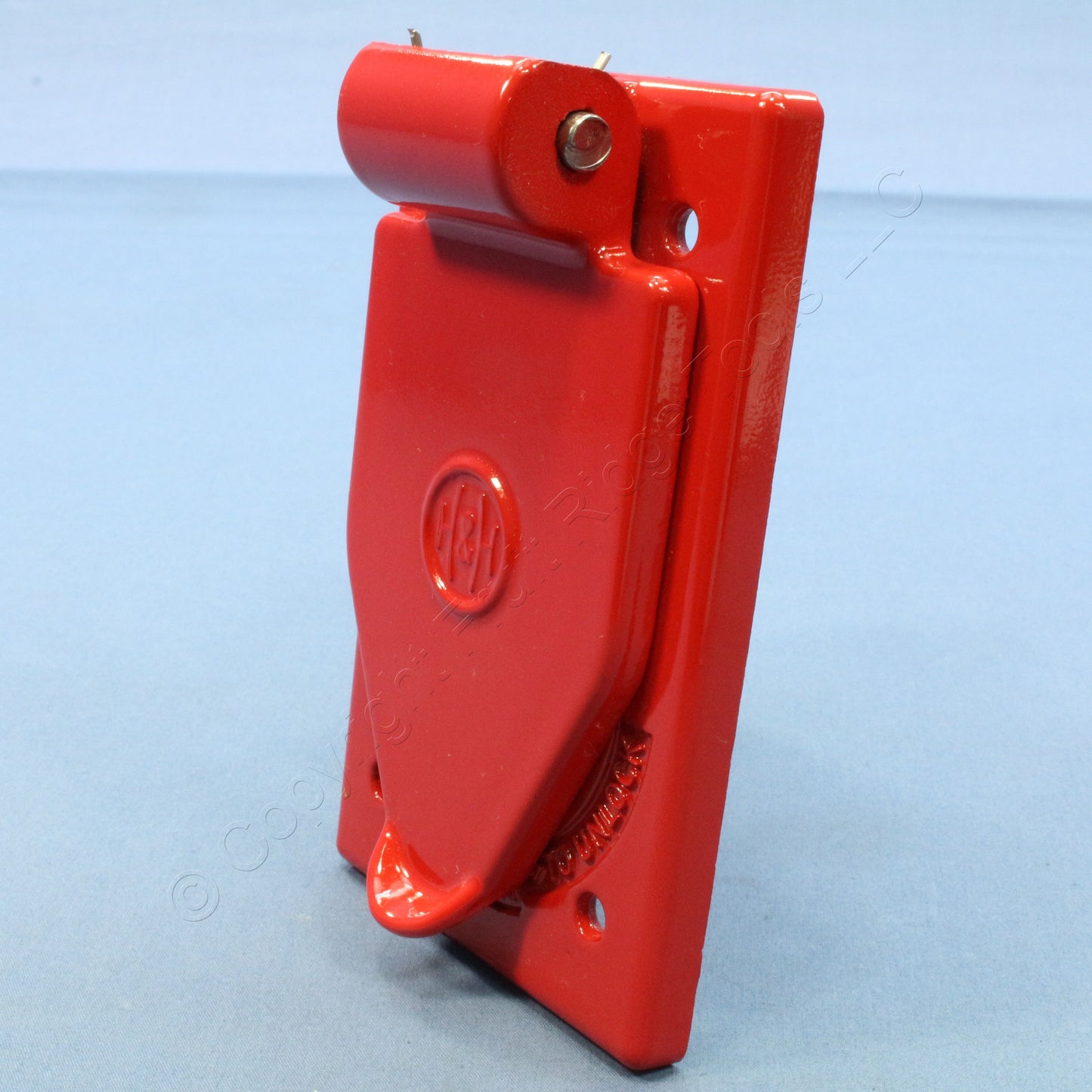 Arrow Hart 20446 Red Aluminum Lift Lid Cover w/ Gasket for 30A Power-Lock Outlet