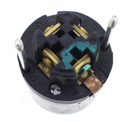 Arrow Hart 21434 Silver Armored Power-Lock Connector 30A/600VAC 20A/250VDC 3P4W