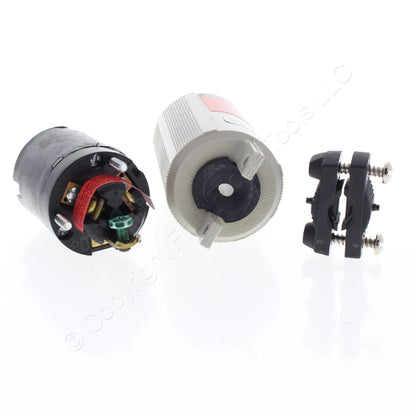 Arrow Hart Nylon Hospital Use Connector Powerlock 2P3W Non-Nema 20A 125V 23054