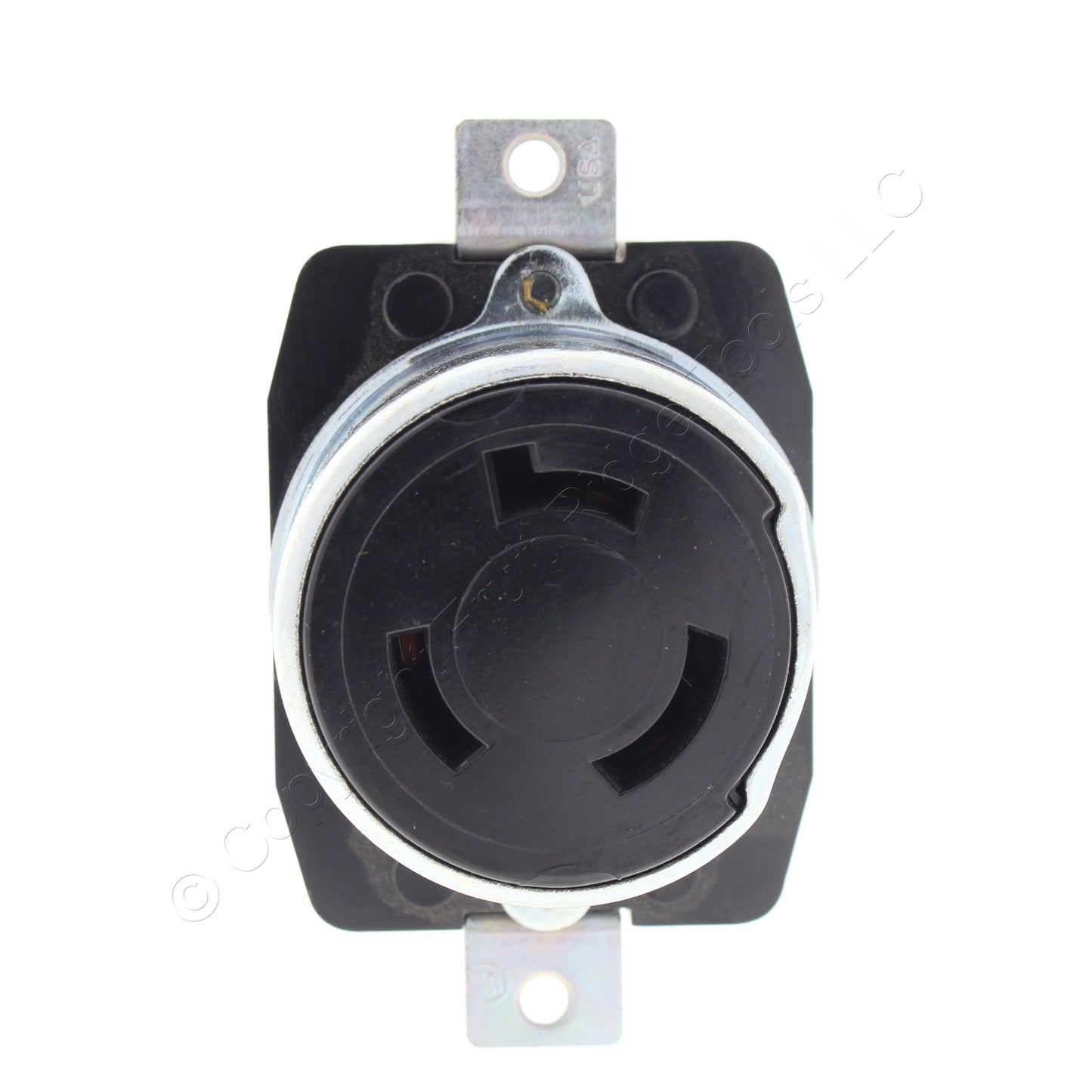 Arrow Hart Non-Nema Locking Receptacle Turn Lock Outlet 50A 250VDC 600VAC 3770