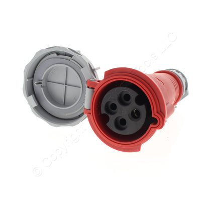 Arrow Hart Pin & Sleeve Waterproof Plug Self-Closing Cap 32A 220V 3P4W AH432C6W