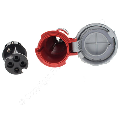 Arrow Hart Pin & Sleeve Waterproof Plug Self-Closing Cap 32A 220V 3P4W AH432C6W