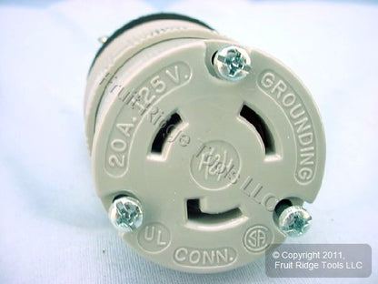 Arrow Hart L5-20 Locking Connector Plug Turn Lock NEMA L5-20R 20A 125V 6204