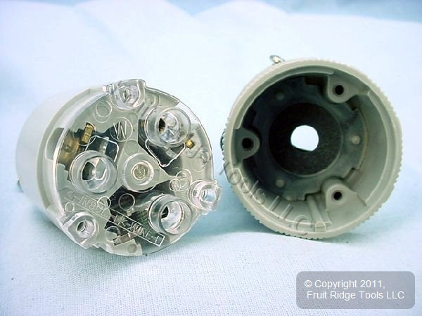 Arrow Hart L5-20 Locking Connector Plug Turn Lock NEMA L5-20R 20A 125V 6204