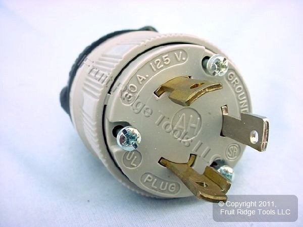 Arrow Hart Crouse-Hinds Twist Turn Locking Power Plug Nema L5-30P 30A 125V 6332