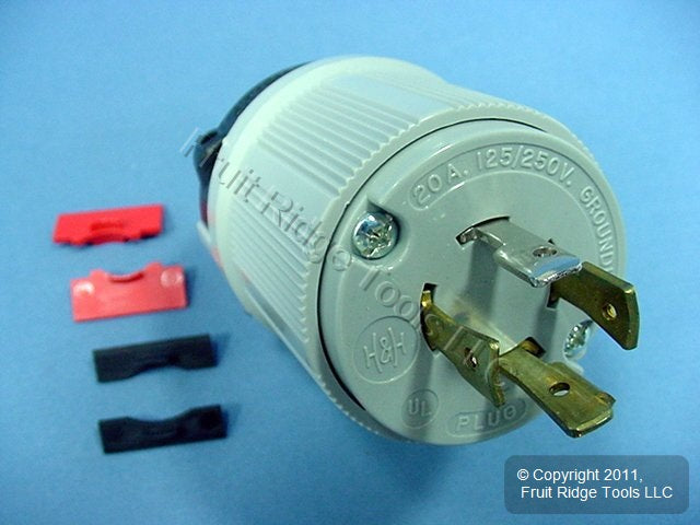 Crouse-Hinds L14-20 Locking Plug 20A 125/250V 6402