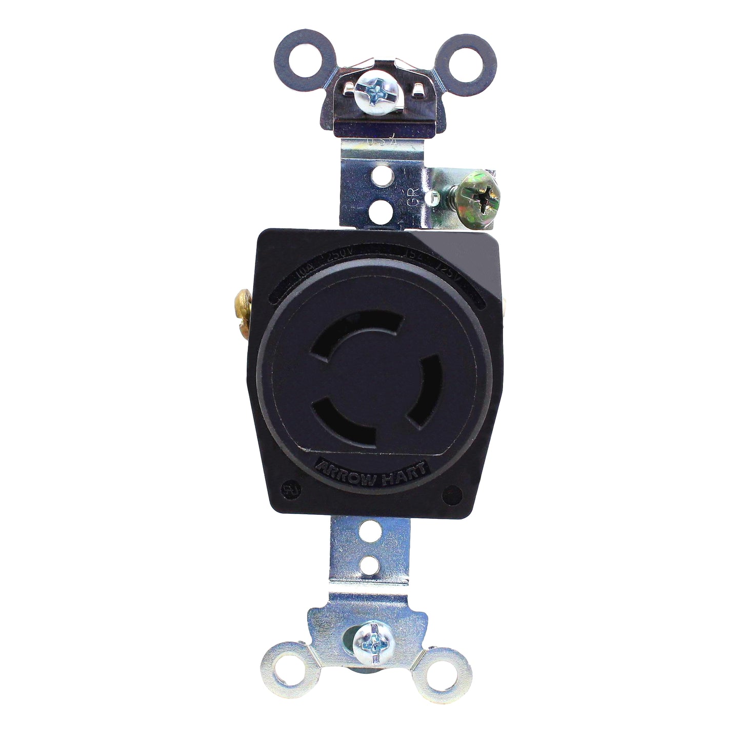 Arrow Hart Non-Nema Twist Turn Locking Receptacle Outlet 15A 125V/10A 250V 7582