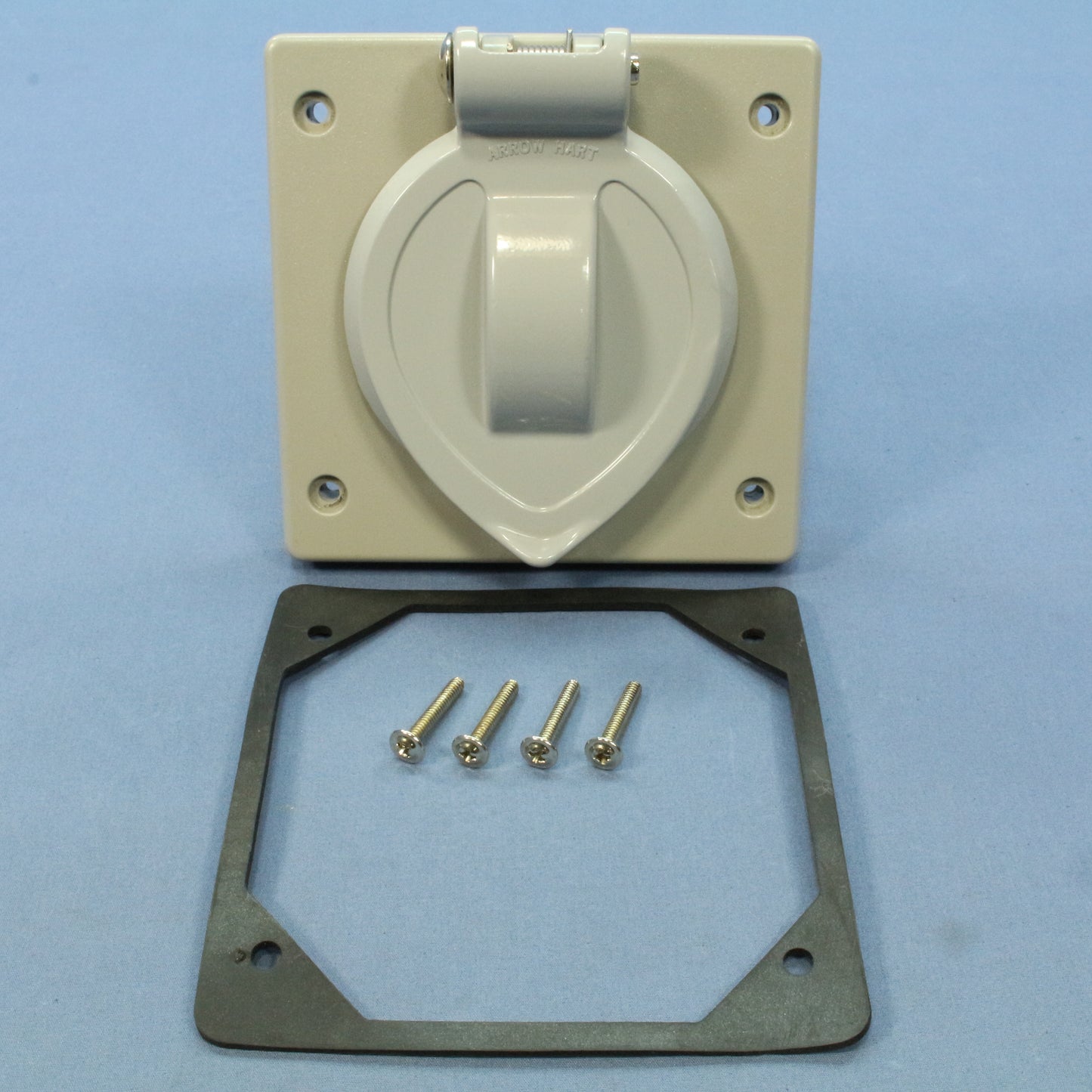 Arrow Hart 7777 Gray Lift Lid Flip Cover Wet Location 20A 30A Locking Receptacle