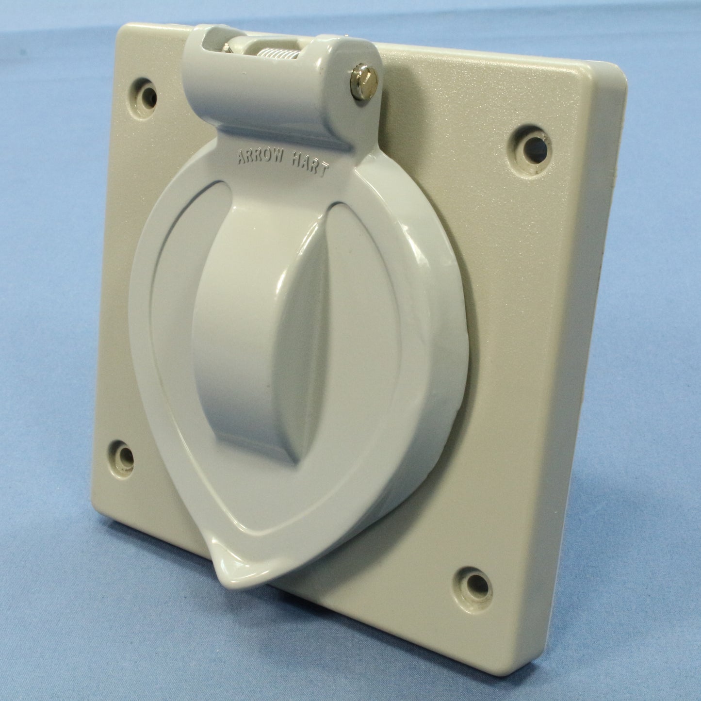 Arrow Hart 7777 Gray Lift Lid Flip Cover Wet Location 20A 30A Locking Receptacle