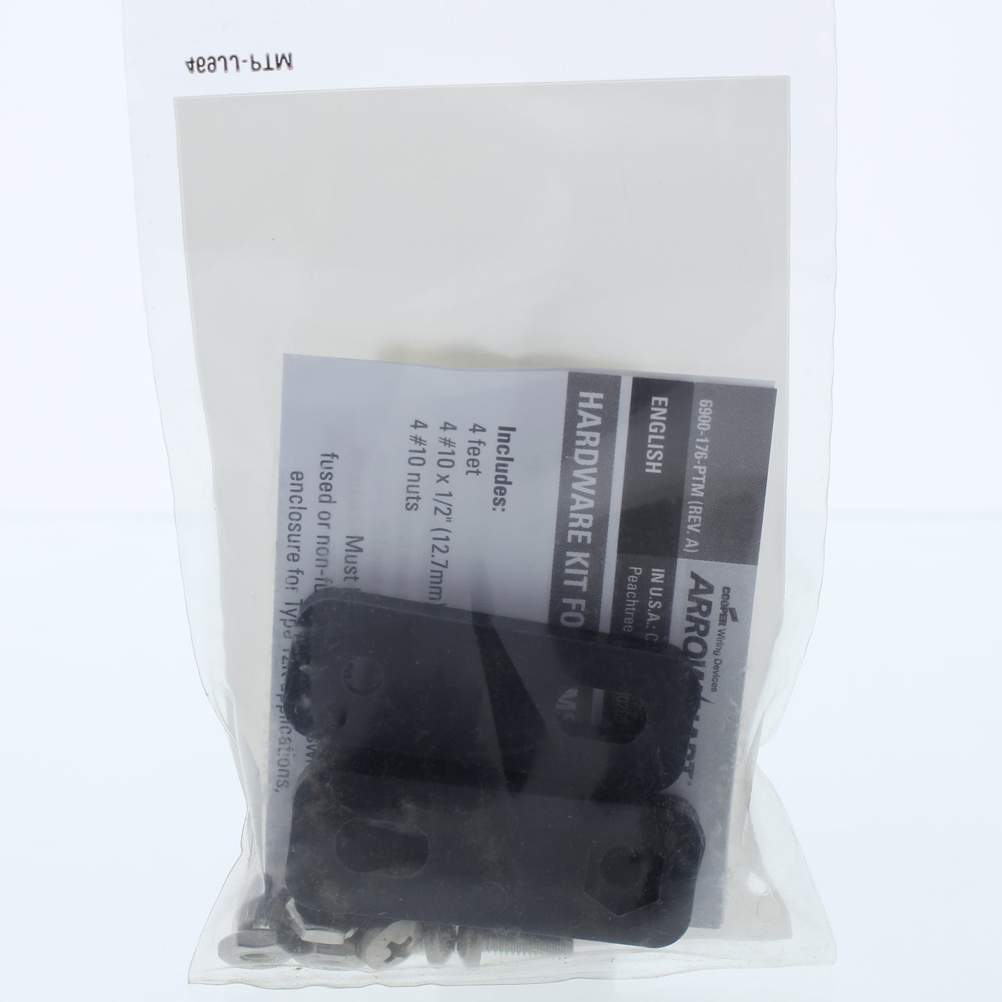 Arrow Hart Mounting Feet Replace Kit for 30/60A Non-Fused Disconn Switch AHMSF