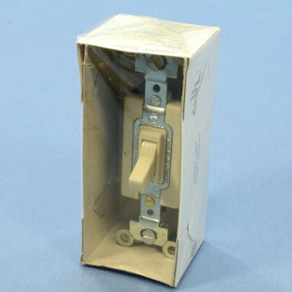 Arrow Hart CSGS115I Ivory 15A 120-277V 1-Pole Space Saver On/Off Toggle Switch