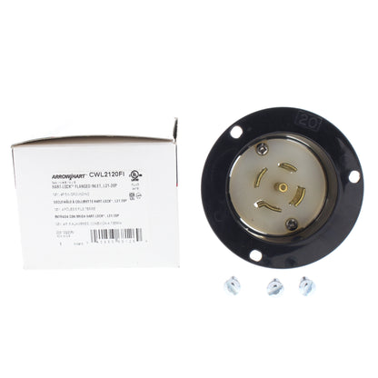 Arrow Hart Industrial Locking Flanged Inlet 20A 120/208V 3�Y CWL2120FI