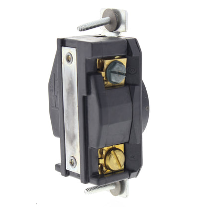 Arrow Hart Black Single Industrial Locking Receptacle 20A 600V Nema 9-20 CWL920R