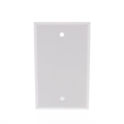 6-Pack Amerelle C970BWVP Smooth White 1-Gang Painted Steel Blank Wallplate Cover