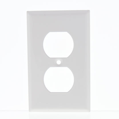 6-Pack Amerelle Smooth White Steel 1-Gang Duplex Cover Standard Size Wallplates