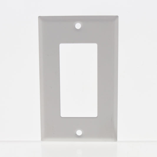 6 Amerelle Smooth White Steel 1-Gang Rocker Switch Cover Wallplates