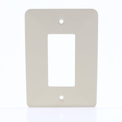 Amerelle C972RIVVP Large Wrinkle Ivory Steel 1-Gang Rocker Cover Wallplates 6pcs
