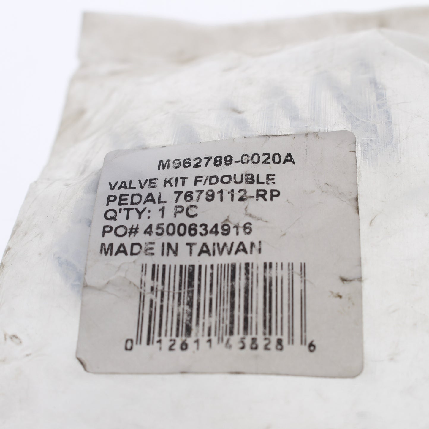American Standard Valve Kit F/Double for Wall Pedal M962789-0020A