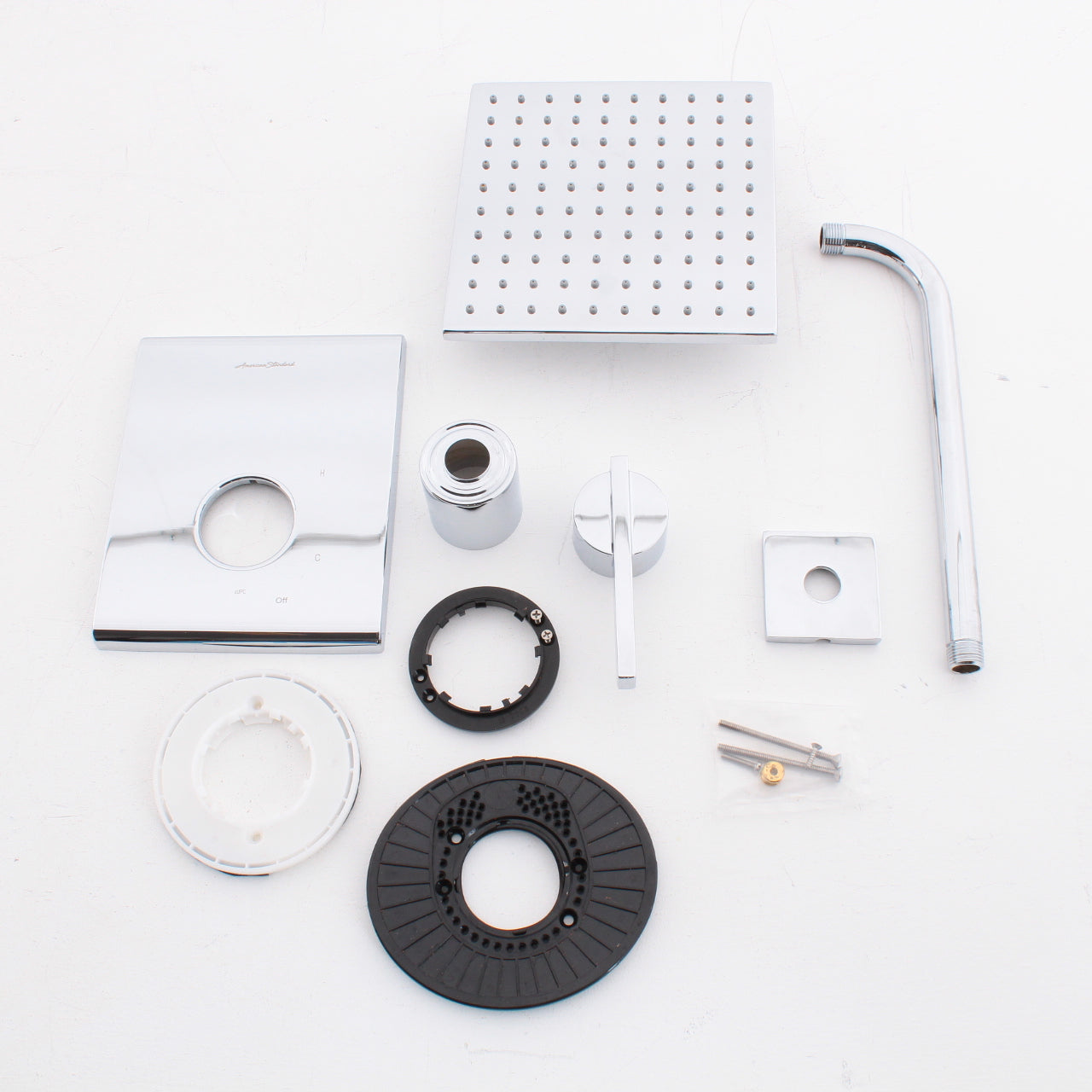 Polished Chrome 2.5gpm Trim Kit w/ Rain Showerhead Does Not Include Cartridge
