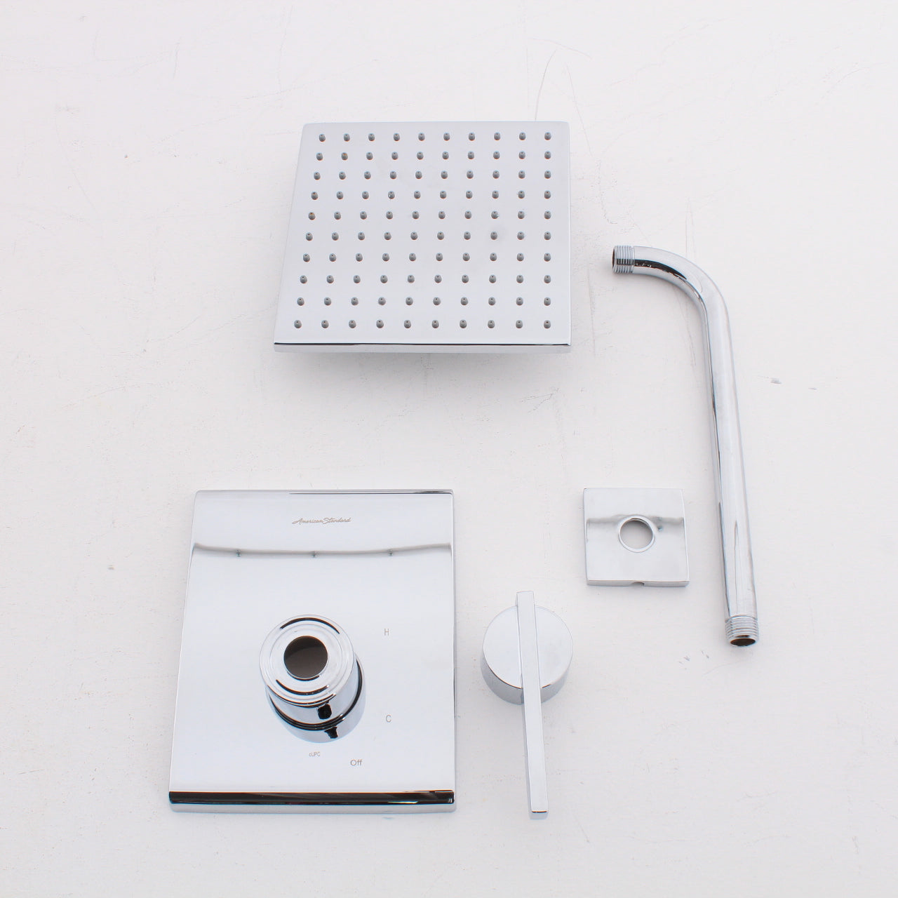 Polished Chrome 2.5gpm Trim Kit w/ Rain Showerhead Does Not Include Cartridge