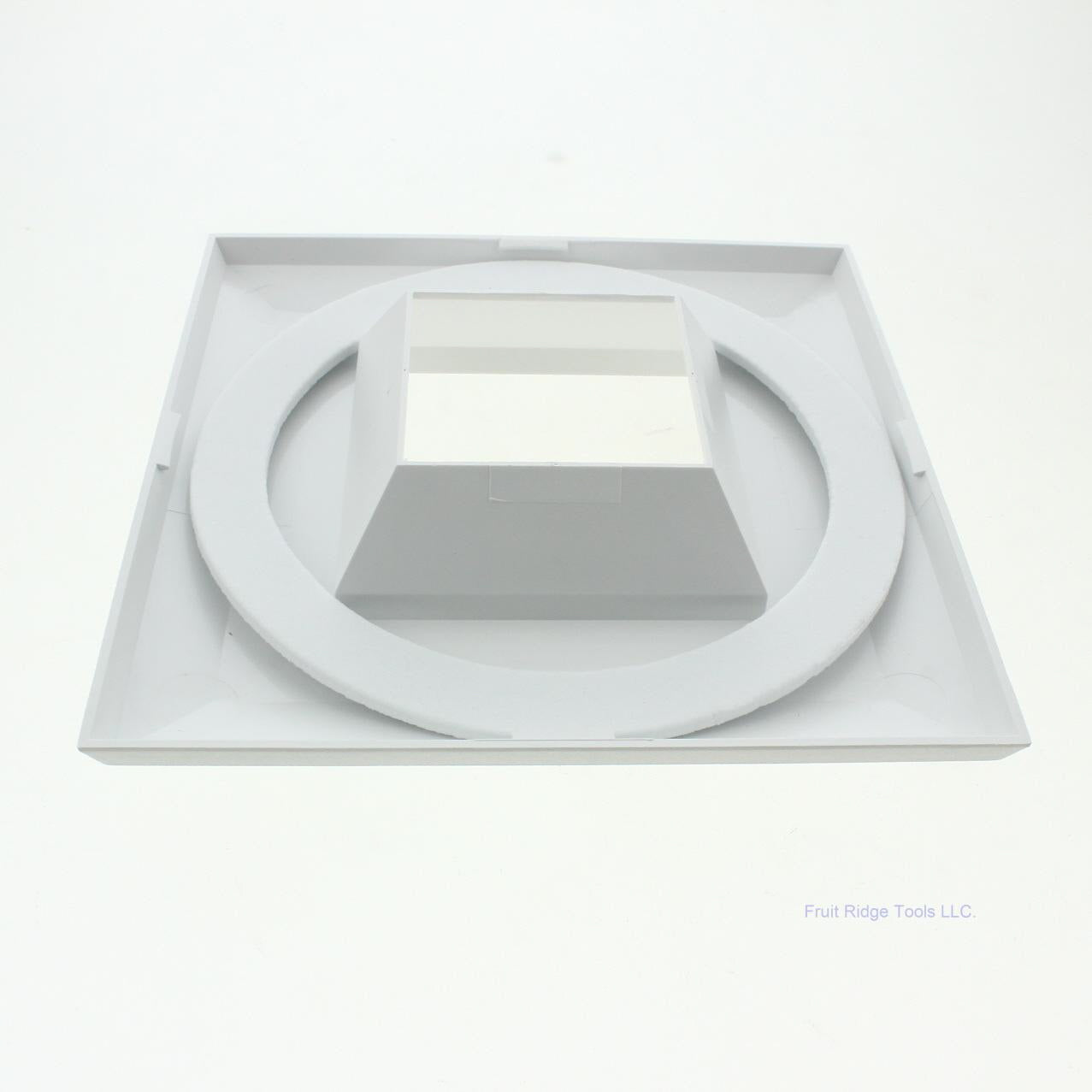 American Lighting White Aluminum Snap On 5.25" x 1" Square Trim Q4-WH Boxed