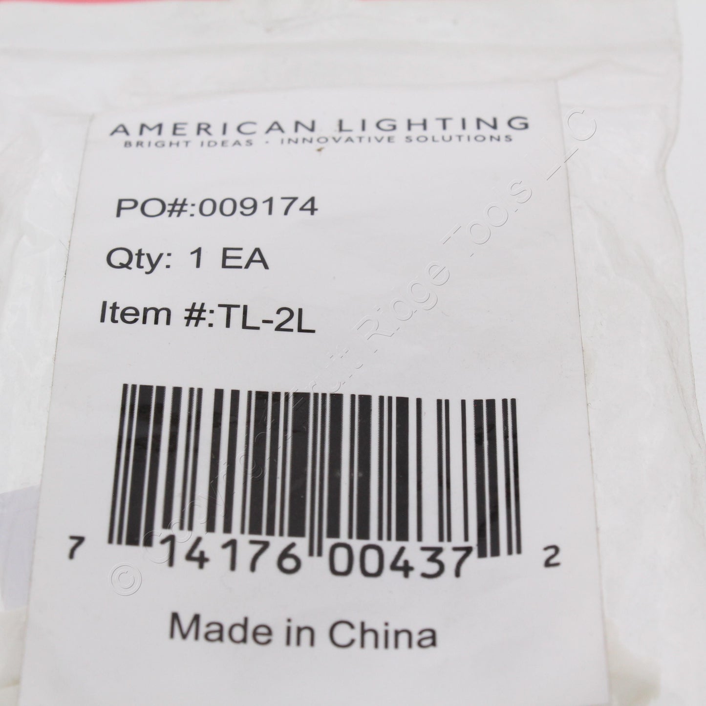 3pk American Lighting TL-L LED L-Connectors for FlexForm Tape Lights 90-Degree