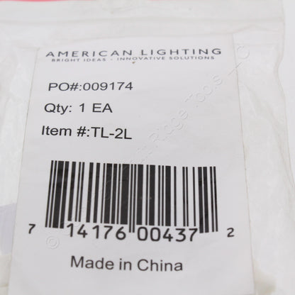3pk American Lighting TL-L LED L-Connectors for FlexForm Tape Lights 90-Degree
